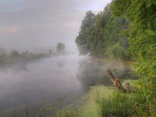 Утро. Северский Донец.