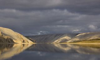 Конец августа на реке Оленёк Булунского улуса республики САХА.