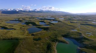 тысячи озёр и верховых болот на плато Кагалачап до...