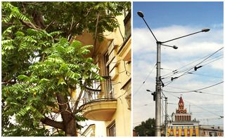 Городские контрасты.