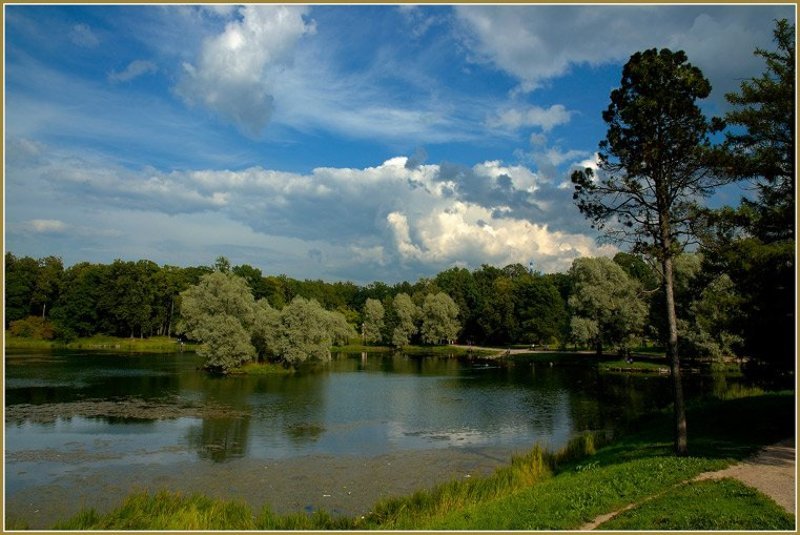 питер, гатчина, парк, небо Питер. Гатчинский паркphoto preview