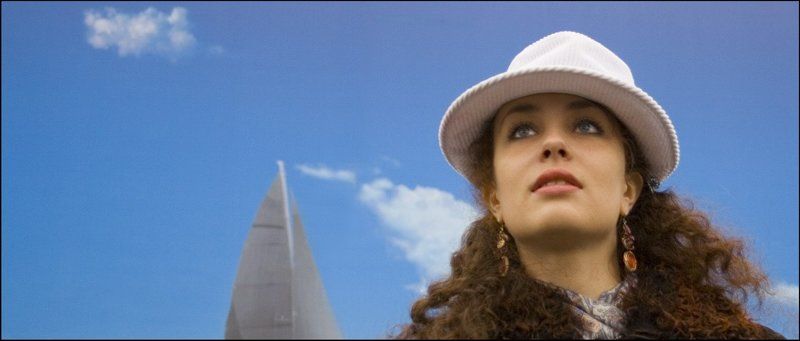 москва, девушка, шляпа, ветер, море Девушка и ветерphoto preview