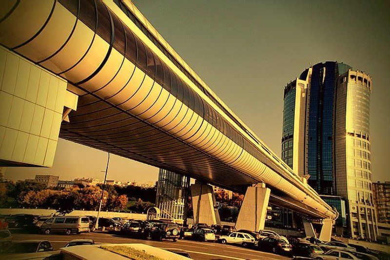 деловой центр, башня, мост, москва северная башняphoto preview