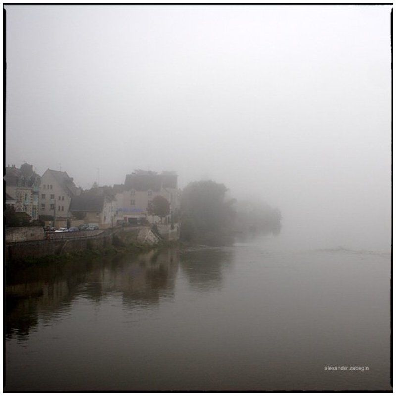 zabegin, france, saumur, франция, самюр, туман, fog ***photo preview