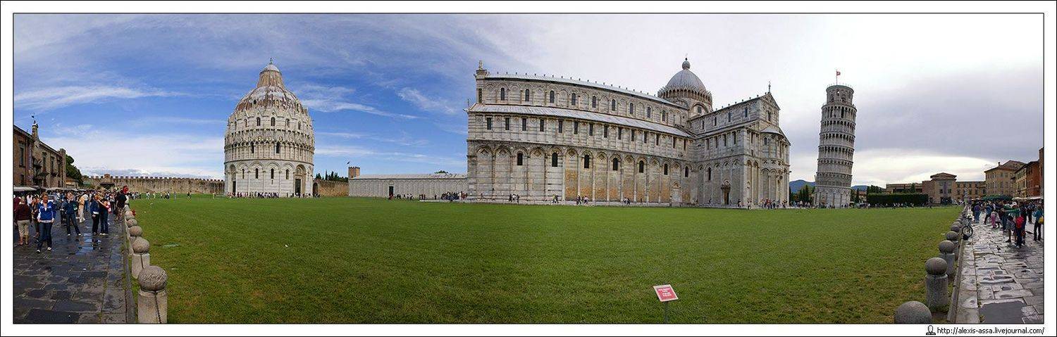 Пиза. Поле чудес.. Автор: Alexis Assa Италия, Пиза, Поле, чудес, Пизанская, башня, Alexis Assa