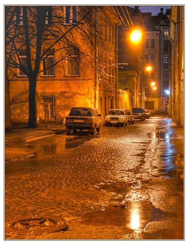 город, утро, улица, огни Улицы города Питера #1photo preview