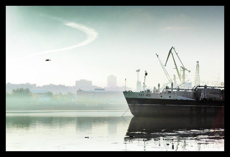 москва, река, корабль Зернистый корабльphoto preview