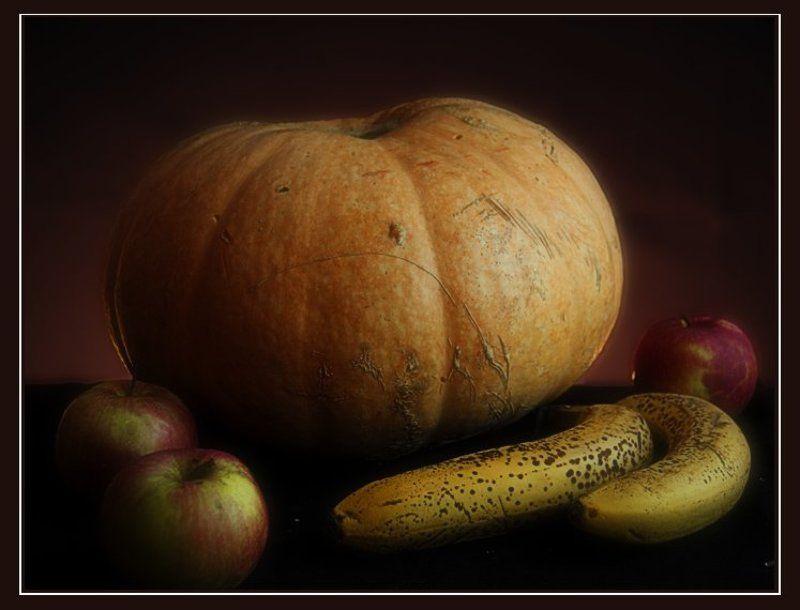Натюрморт с тыквойphoto preview