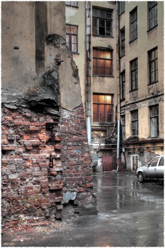 город, утро, двор Дворы и арки города Питера #2photo preview