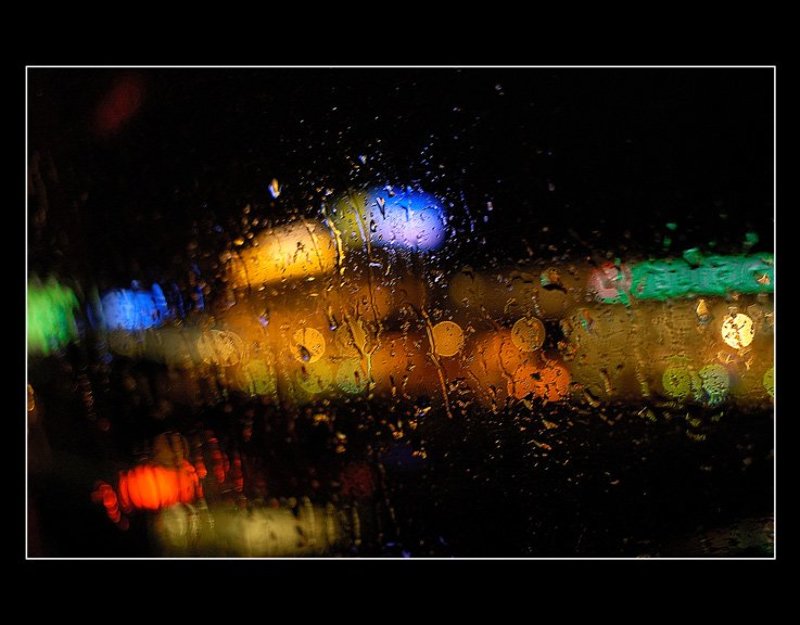 москва, зима, дождь, стекло photo preview