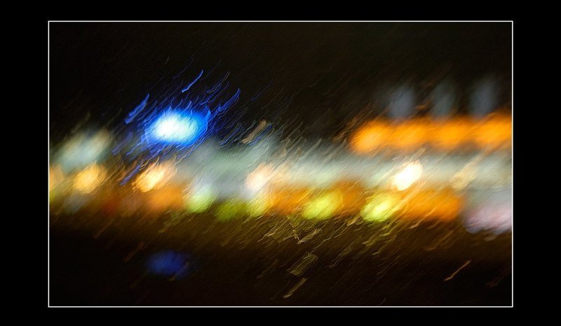 москва, зима, дождь, стекло photo preview