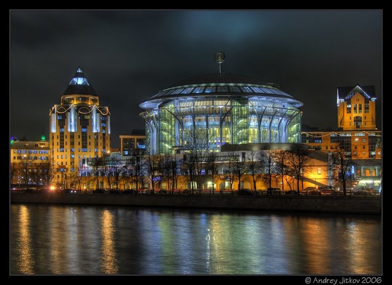 москва, река, ночь, дом музыки, photohunter Дом, где музыка живёт.. фото превью