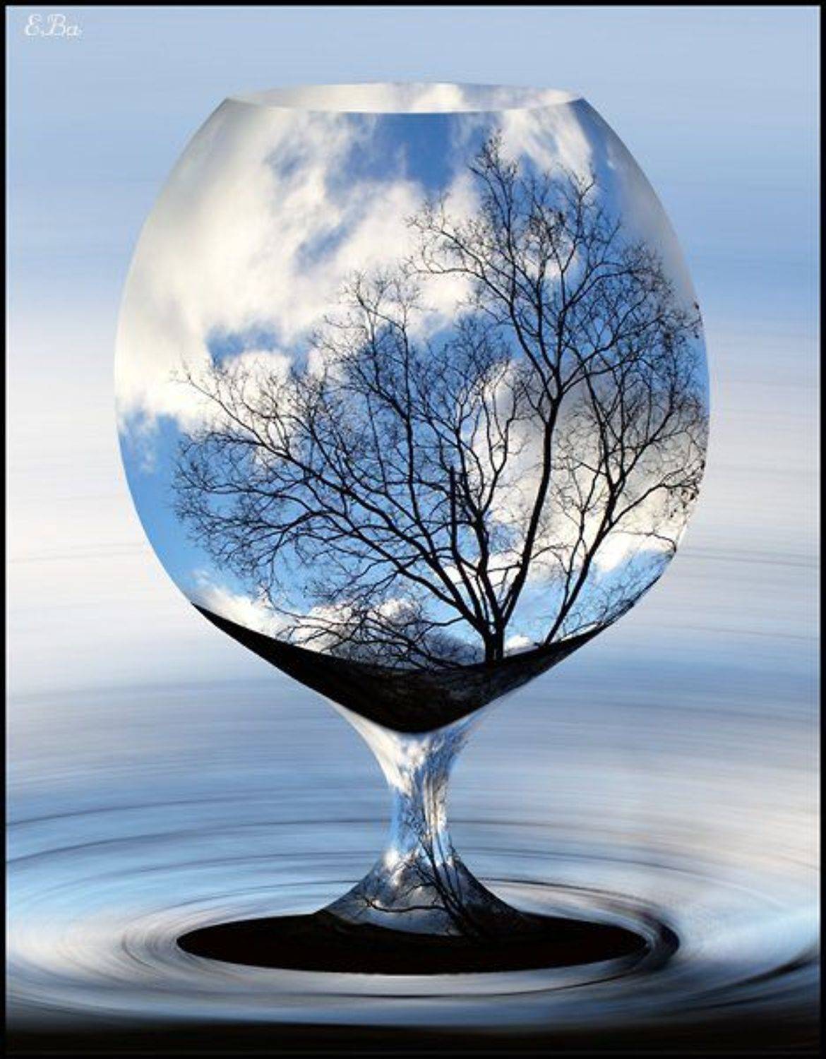 Глоток воздуха. Автор: Екатерина (PhotoJourneys.ru) Васягина небо,синее,фантазия, Екатерина (PhotoJourneys.ru) Васягина