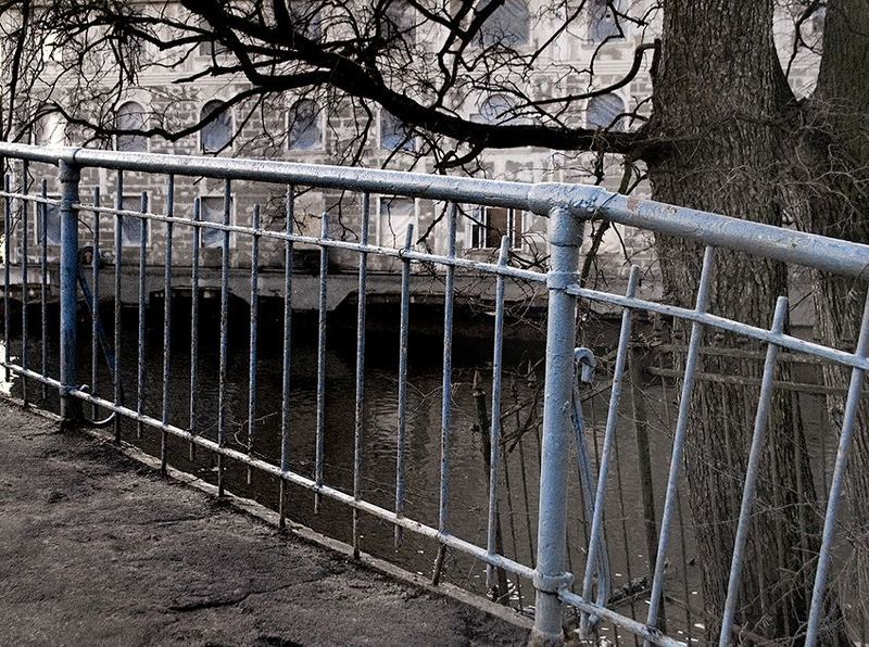 мост,дом,вода Голубой треугольник.photo preview