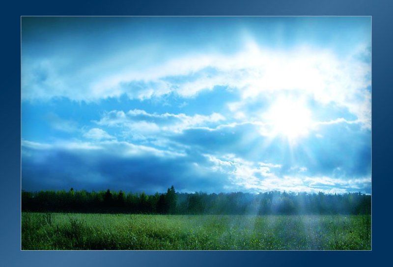 небо, солнце, облака Око небесное...photo preview