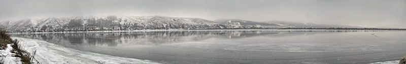 Нижняя Кама, панорама, оттепель Оттепель на Нижней Камеphoto preview