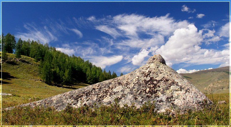 монголия, ледник, отгонтынгер, камень Нюphoto preview