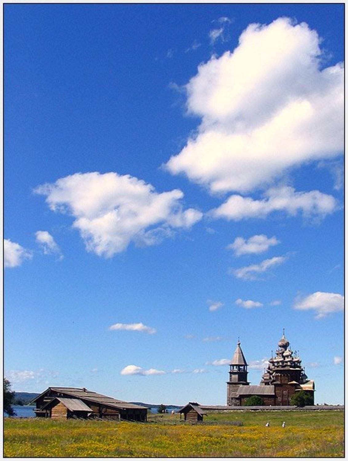 кижи, небо, облака, CTEPX