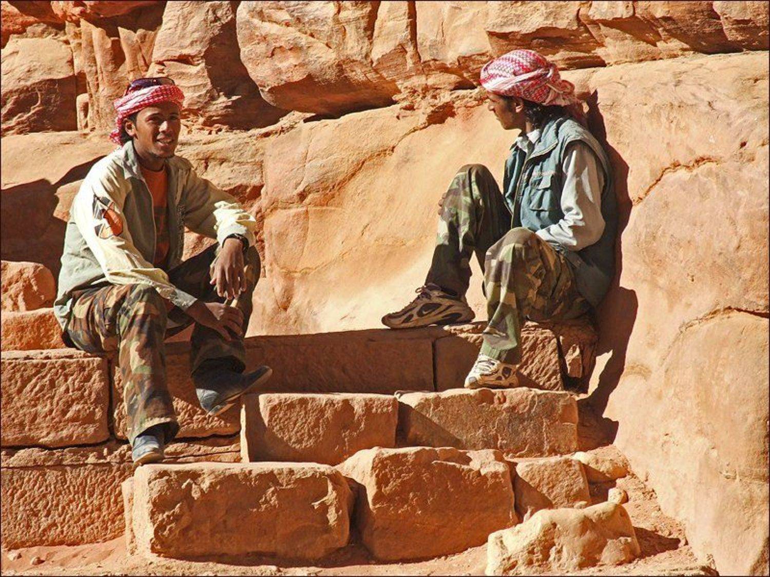 На обломках набатийской культуры. Автор: SVD Иордания, Петра, бедуины, SVD