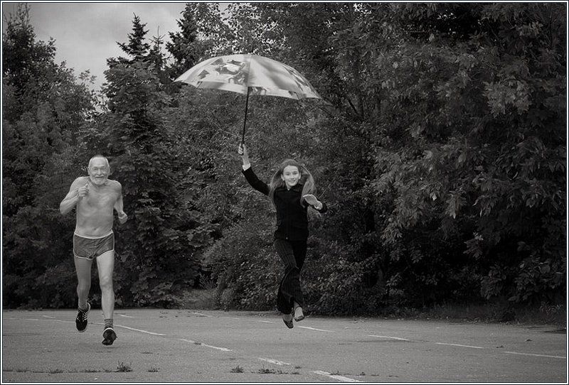 бег, лето, fuete, mju Время бежитphoto preview