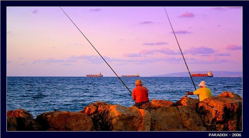 Рыбалка,закат,удочки,wofa,PARADOX Закат рыбалке не помеха (Владимиру Жабину - wofa)photo preview