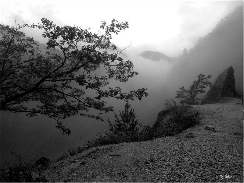 горы, туман Горный пейзажphoto preview