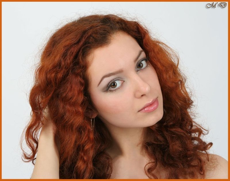 девушка,рыжеволосая,взгляд,портрет photo preview