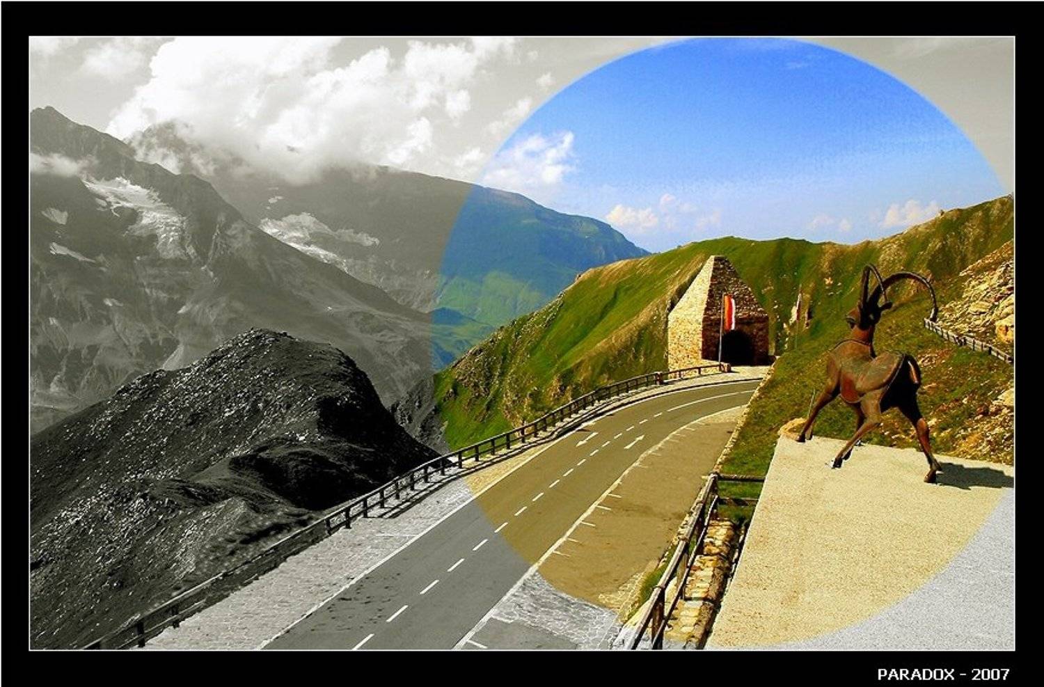 Под знаком Козерога. Автор: PARADOX Альпы,Козерог,Грослокнер,высота,дорога,память, PARADOX