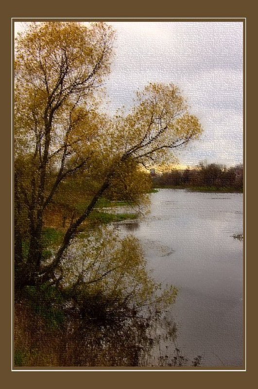 Осень (стилизация под холст).photo preview