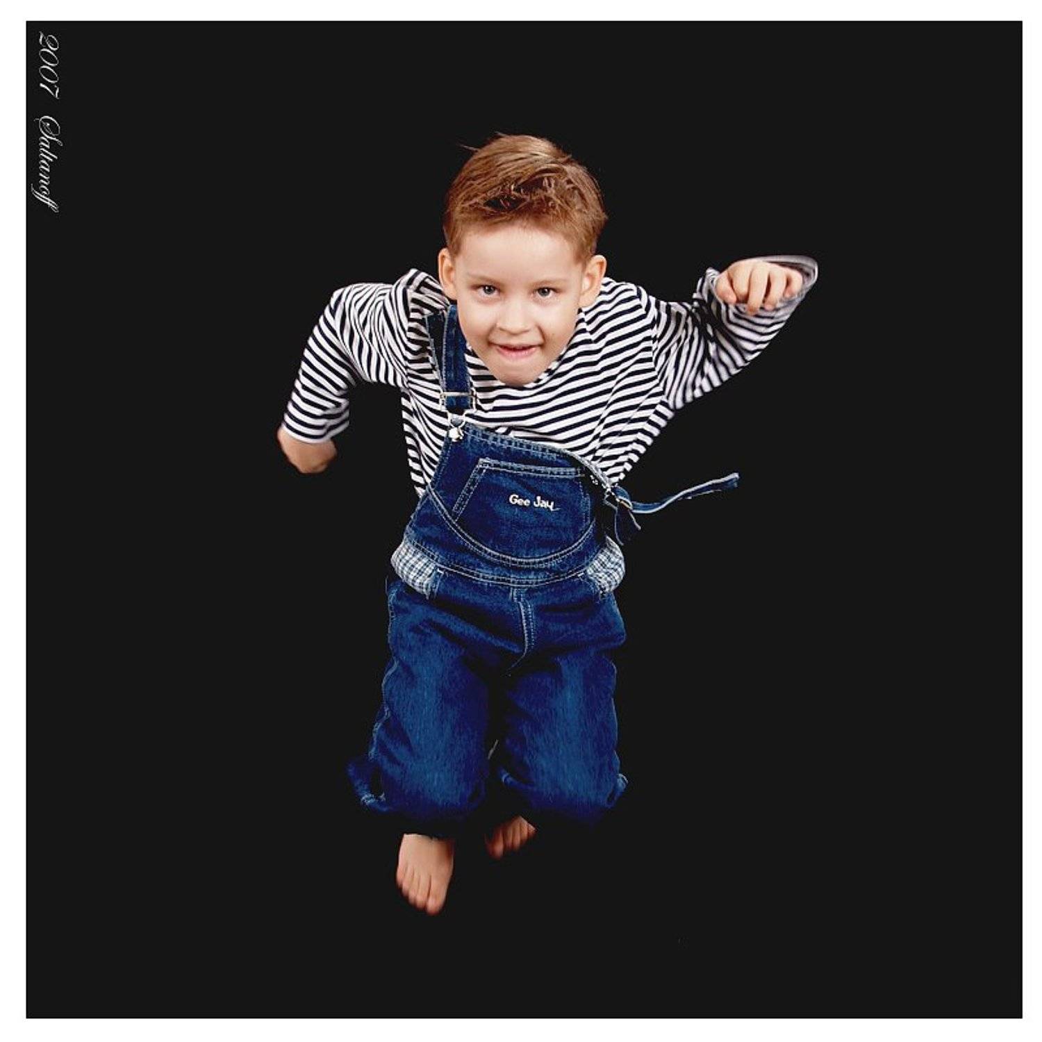 мальчик, малыш, ребенок, прыгать, прыжок., Антон Салтанов