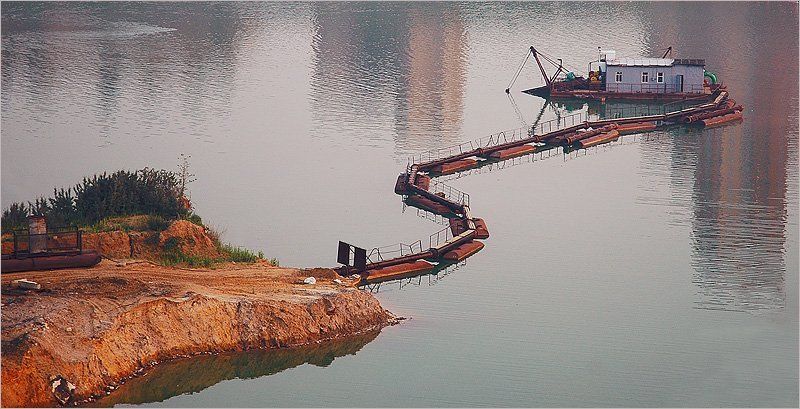 карьер лето вода домик про карьер [1]photo preview