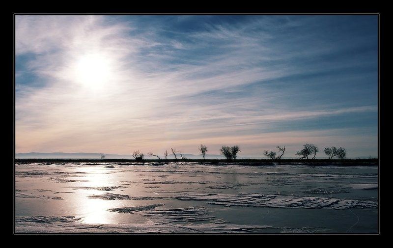 зима, небо, берег, селенга, рыбалка, лед, i_go У первой лункиphoto preview