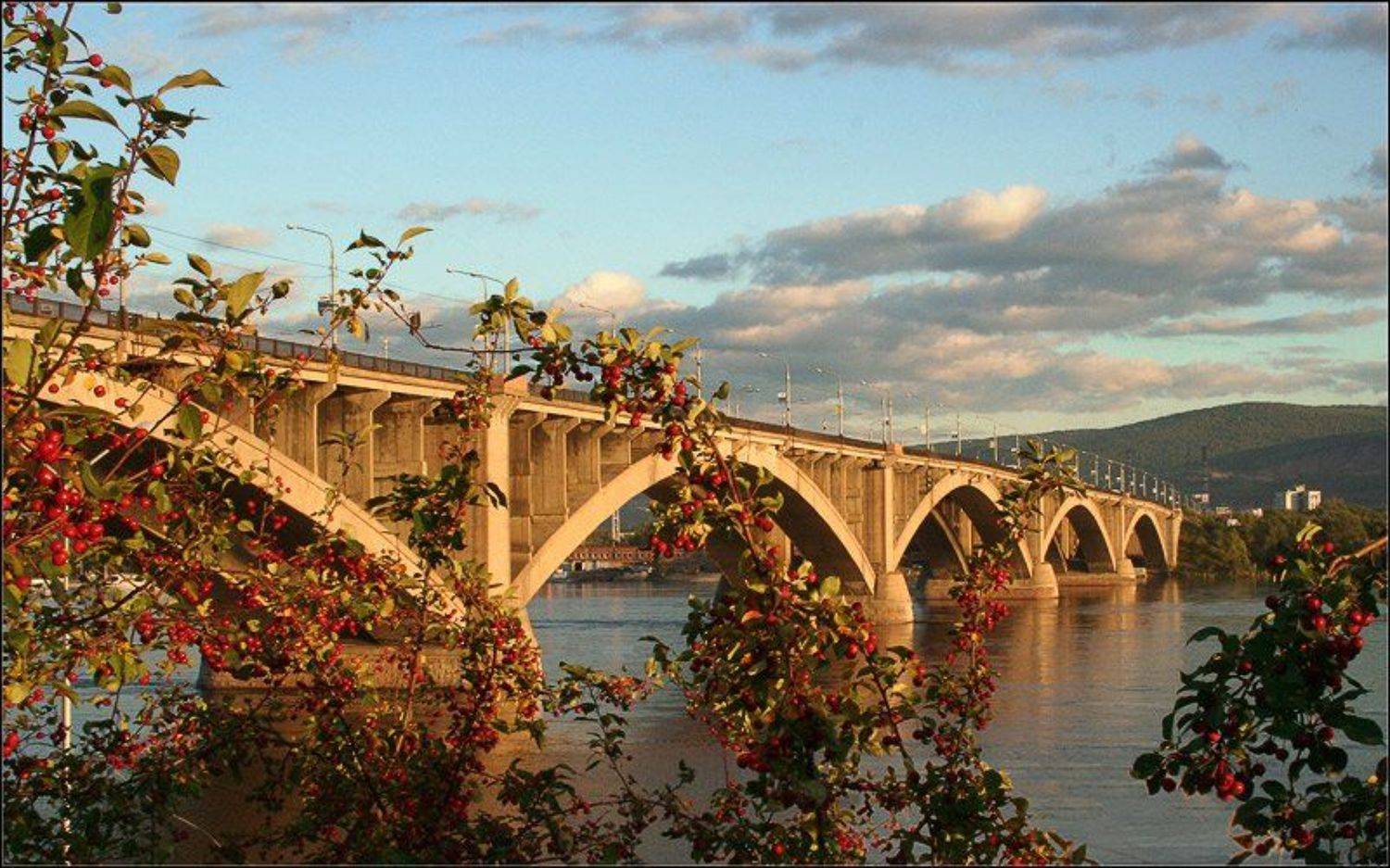 Красноярск, Енисей, мост, Братаев Юра