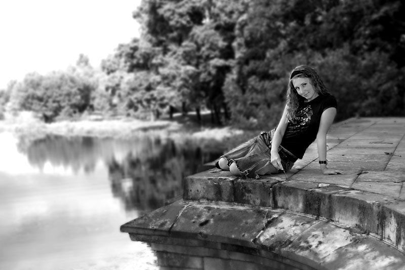 Crypticaliens, портрет, чб Русалкаphoto preview