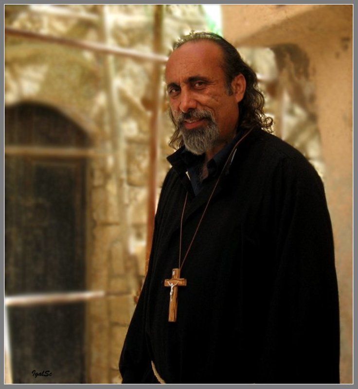 IgalSc, Old Jaffo, genre, portrait Святой отецphoto preview