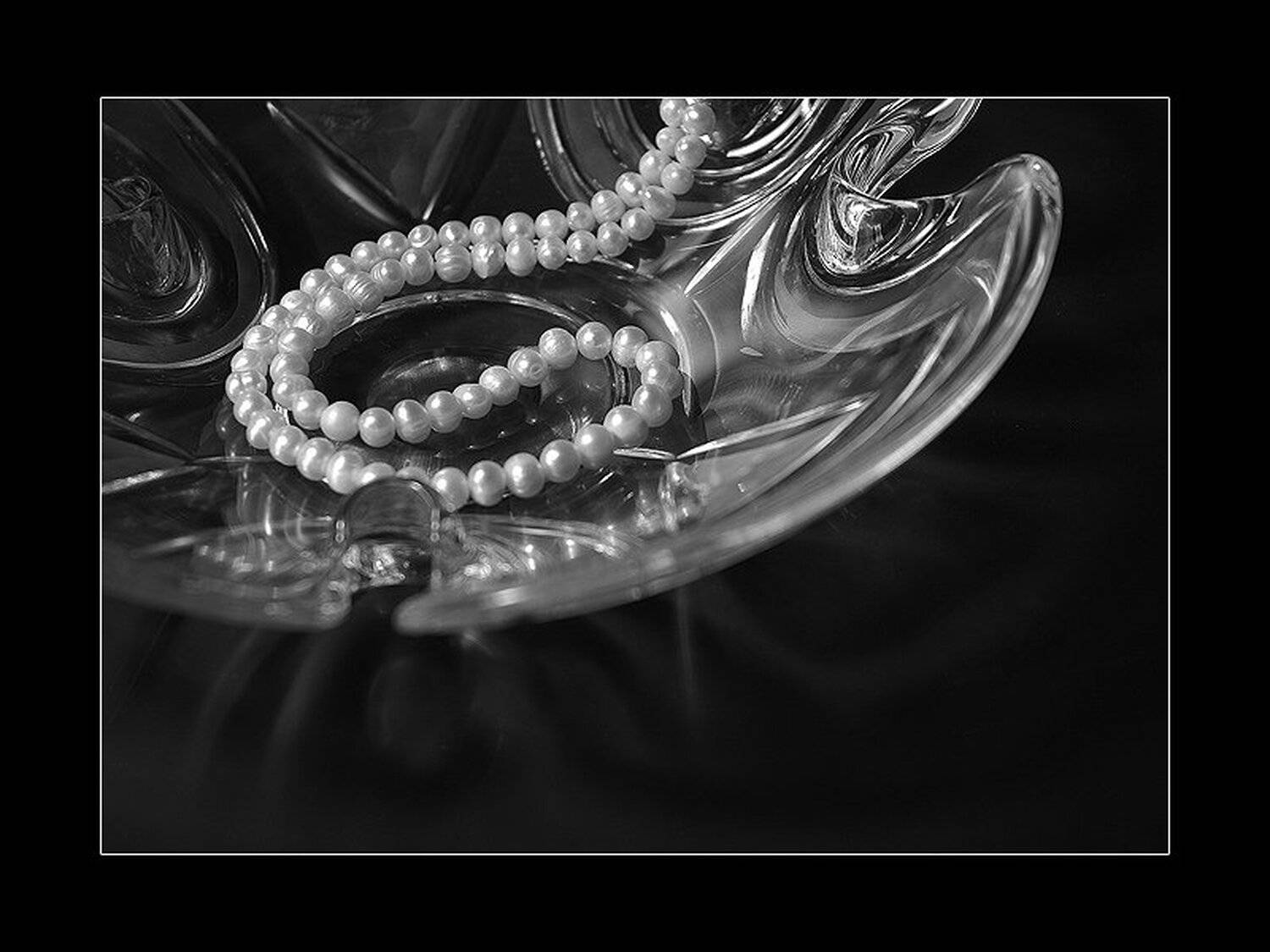 ваза бусы хрусталь жемчук, Anna Fomicheva [nusha]