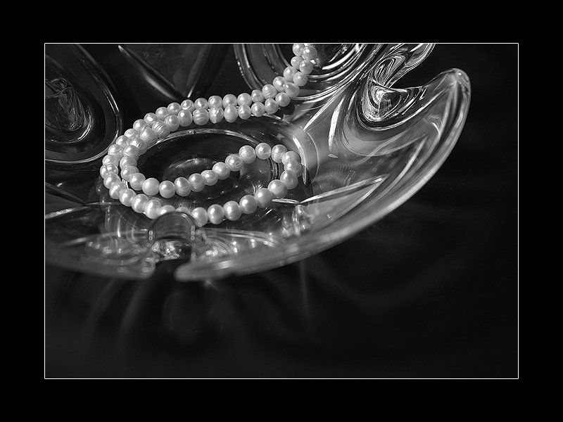 ваза бусы хрусталь жемчук в хрустале...photo preview
