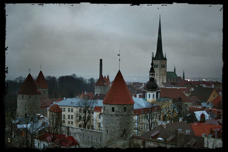таллин Вид на пасмурный Таллинphoto preview