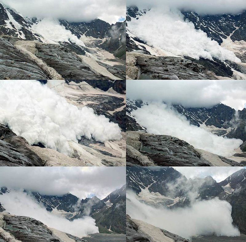 кавказ, безенги,лавина photo preview