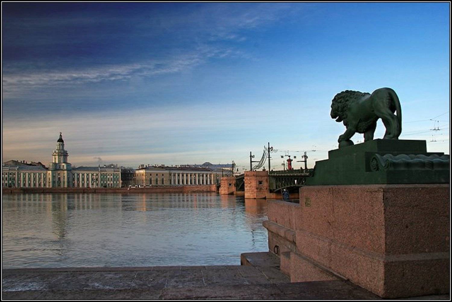 питер, петербург, город, памятник, лев, кунсткамера, мост, небо, река, нева, dyadyavasya, Дмитрий Шамин