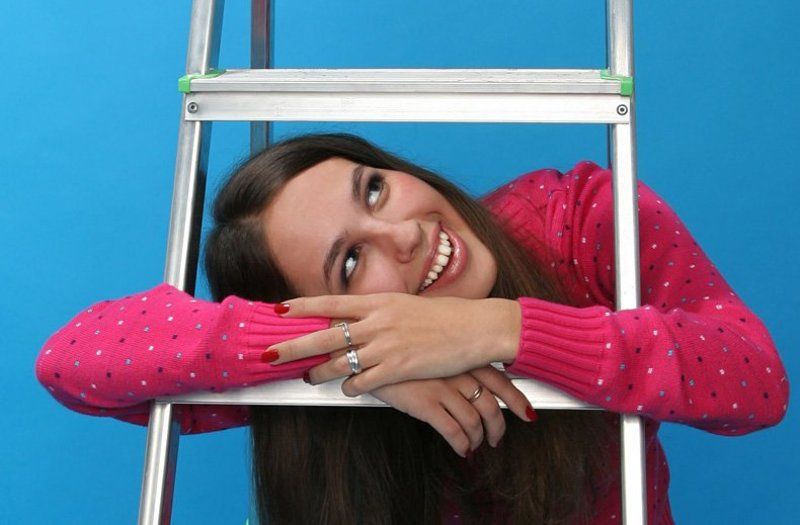 портрет,настроение,эмоции,розовый,голубой Эй ,вы там наверху..)photo preview