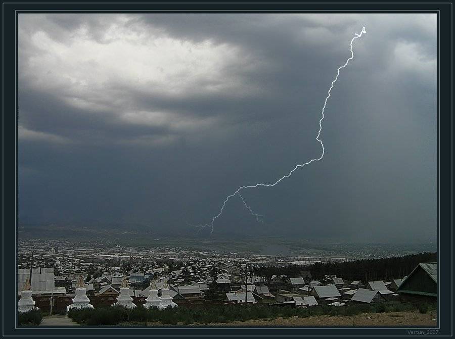 гроза,ливень,бурятия,улан-удэ, Игорь Глушко