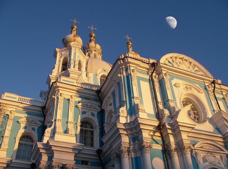 архитектура, город Мне бы в небо... Смольный собор. Санкт-Петербург.photo preview