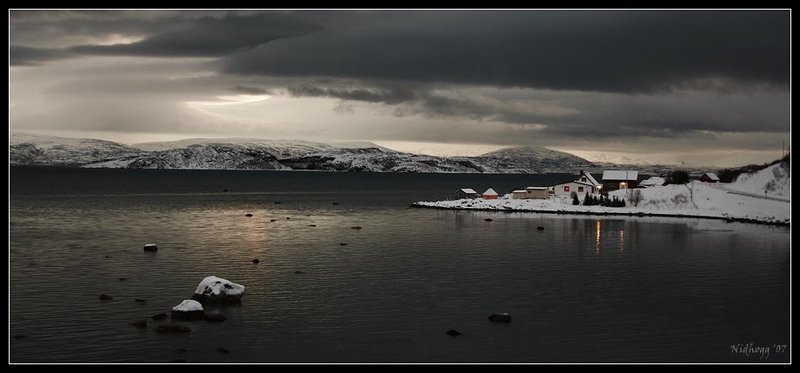 норвегия, нордкап, заполярье, зима, ночь, новый год Жизнь на краю света...photo preview