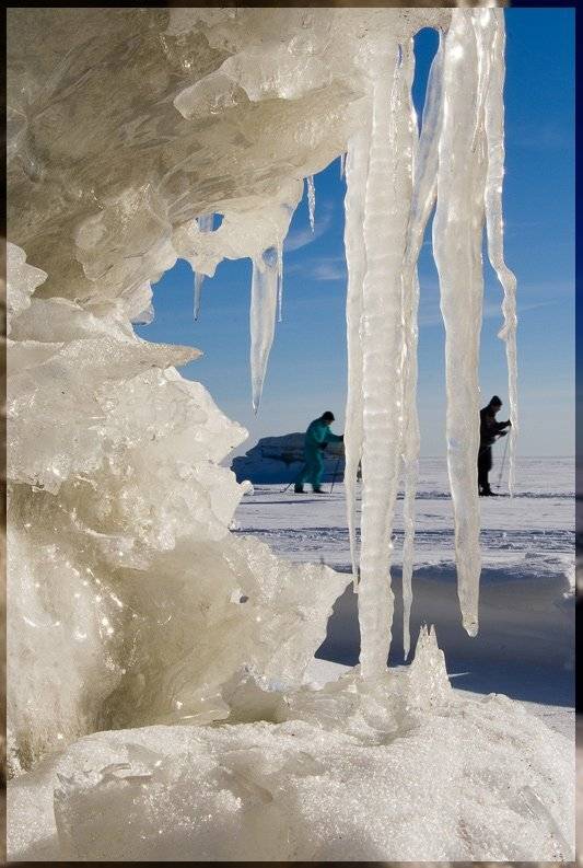 финский залив, сосульки, зима,, Братаев Юра