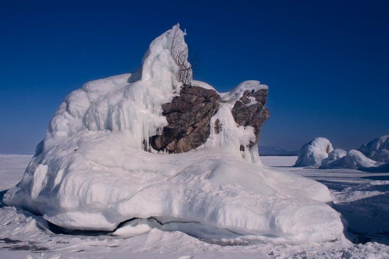 Бурятия, Байкал, зима, лед, камни Зимние одежды - 2photo preview