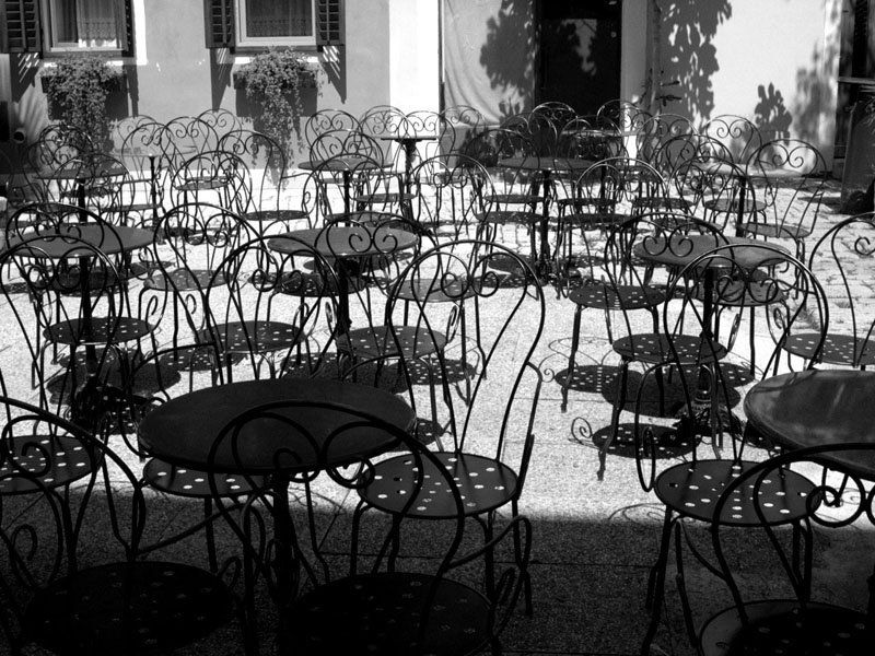 кафе, стулья, кружево Кружевоphoto preview