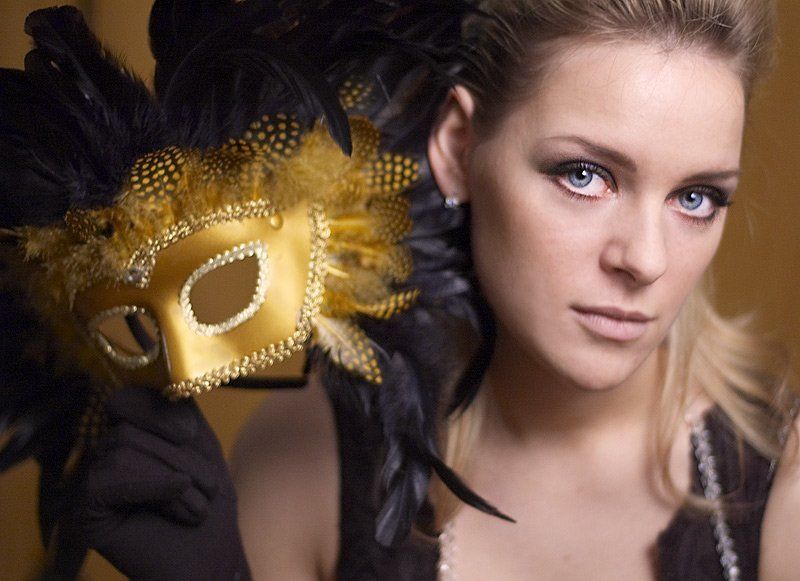 девушка глаза маска Nata... [2] фото превью