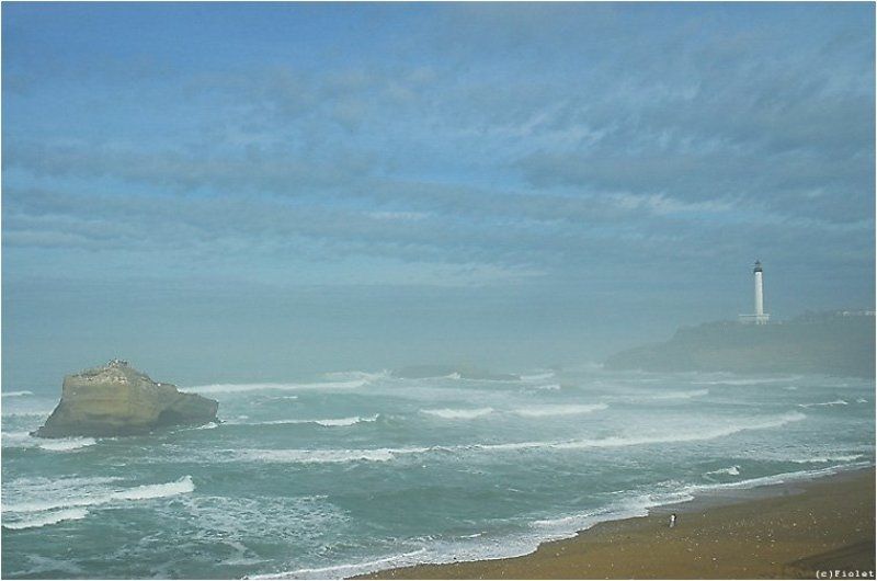 Франция, Биариц, побережье, утро, небо, море Мореphoto preview