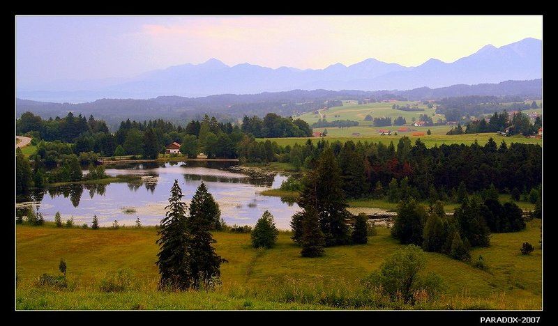 Романтическая, дорога, Германия, идиллия, PARADOX \